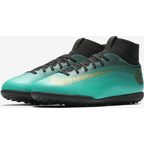 Nike AJ3088-390 JR SUPERFLYX 6 CLUB CR7 TF Genç Futbol Ayakkabı