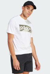 adidas Camo Linear Graphic Tee Erkek T-Shirt IN6473