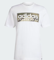 adidas Camo Linear Graphic Tee Erkek T-Shirt IN6473
