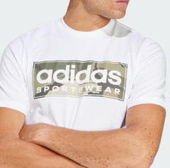 adidas Camo Linear Graphic Tee Erkek T-Shirt IN6473