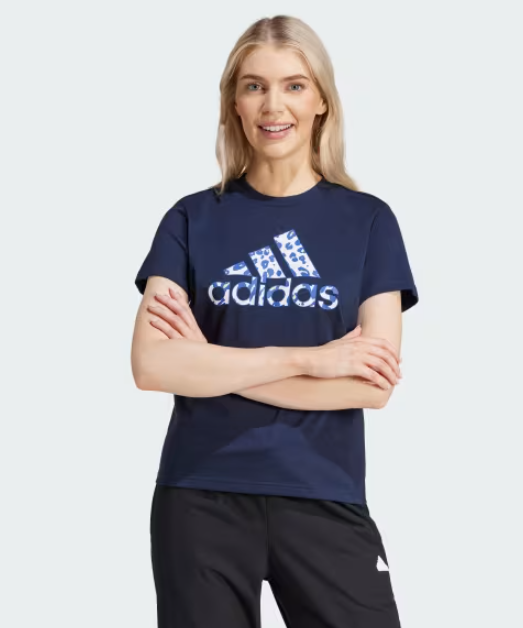 Adidas Animal Print Logo Short Sleeve Tee IT1424
