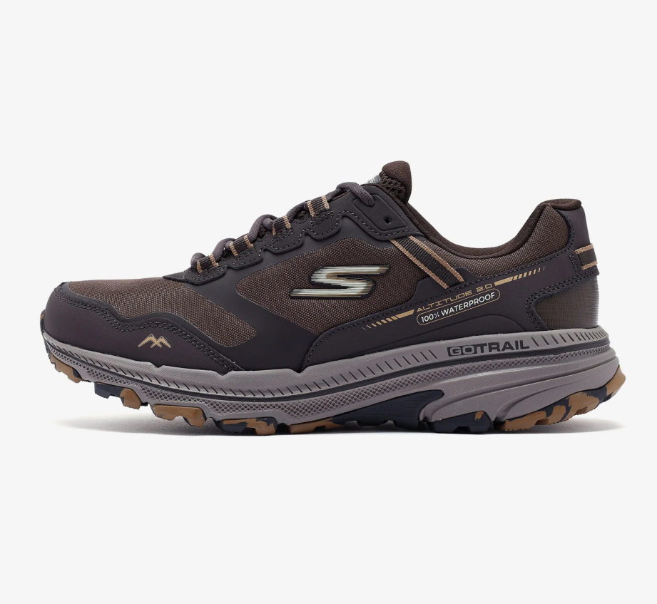 Skechers Go Run Trail Altitude 2.0 - Pine Ridge Erkek Kahverengi Outdoor Koşu Ayakkabısı 220757 BRN
