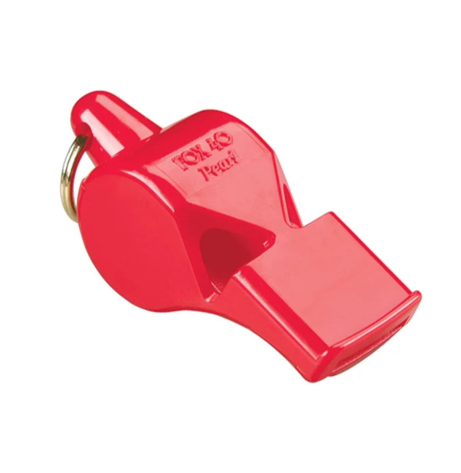 Fox 40 Pearl 90 db Hakem-Antrenör Düdüğü KIRMIZI
