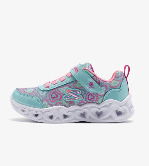 Skechers Heart Lıghts - Boogıe Love Büyük Kız Çocuk Yeşil Işıklı Spor Ayakkabı 303257L MTMT
