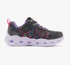 Skechers Büyük Kız Çocuk Siyah Işıklı Spor Ayakkabı Heart Lights 303257L BKMT