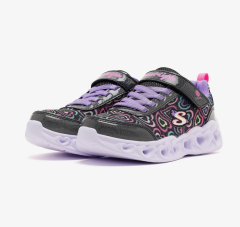 Skechers Büyük Kız Çocuk Siyah Işıklı Spor Ayakkabı Heart Lights 303257L BKMT