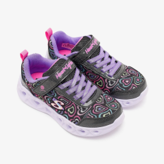 Skechers Büyük Kız Çocuk Siyah Işıklı Spor Ayakkabı Heart Lights 303257L BKMT
