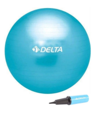 Delta 55 Cm. Pilates Topu + Pompa-MAVİ
