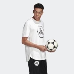 Adidas FJ6340 TAN LOGO TEE Erkek T-Shirt