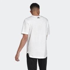 Adidas FJ6340 TAN LOGO TEE Erkek T-Shirt