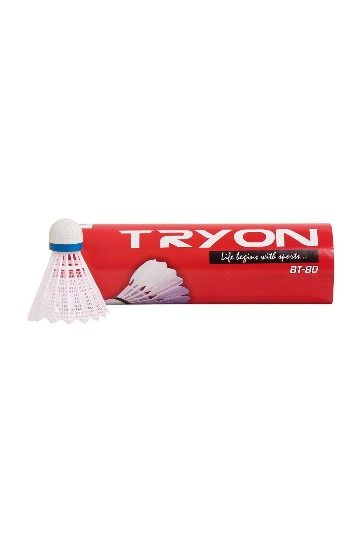 TRYON Badminton Topu Mantar Başlı Naylon 6 Lı BT-25