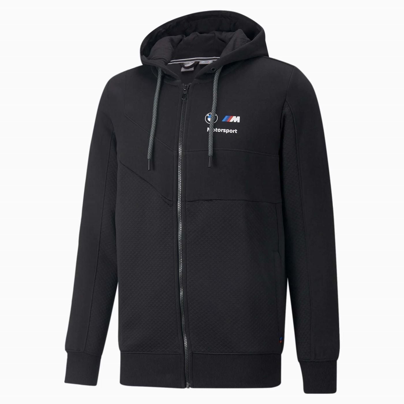 Puma BMW MMS Hdd Sweat Jacket Cotton Black Erkek 535864-01