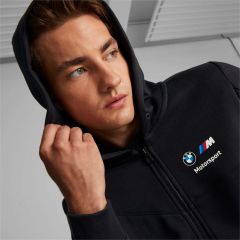 Puma BMW MMS Hdd Sweat Jacket Cotton Black Erkek 535864-01