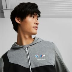 Puma BMW MMS Hdd Sweat Jacket Cotton Black Erkek 535864-03