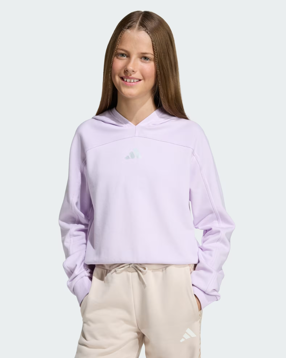 adidas Junior Girl Holiday Glam Kısa Sweatshirt KB9554