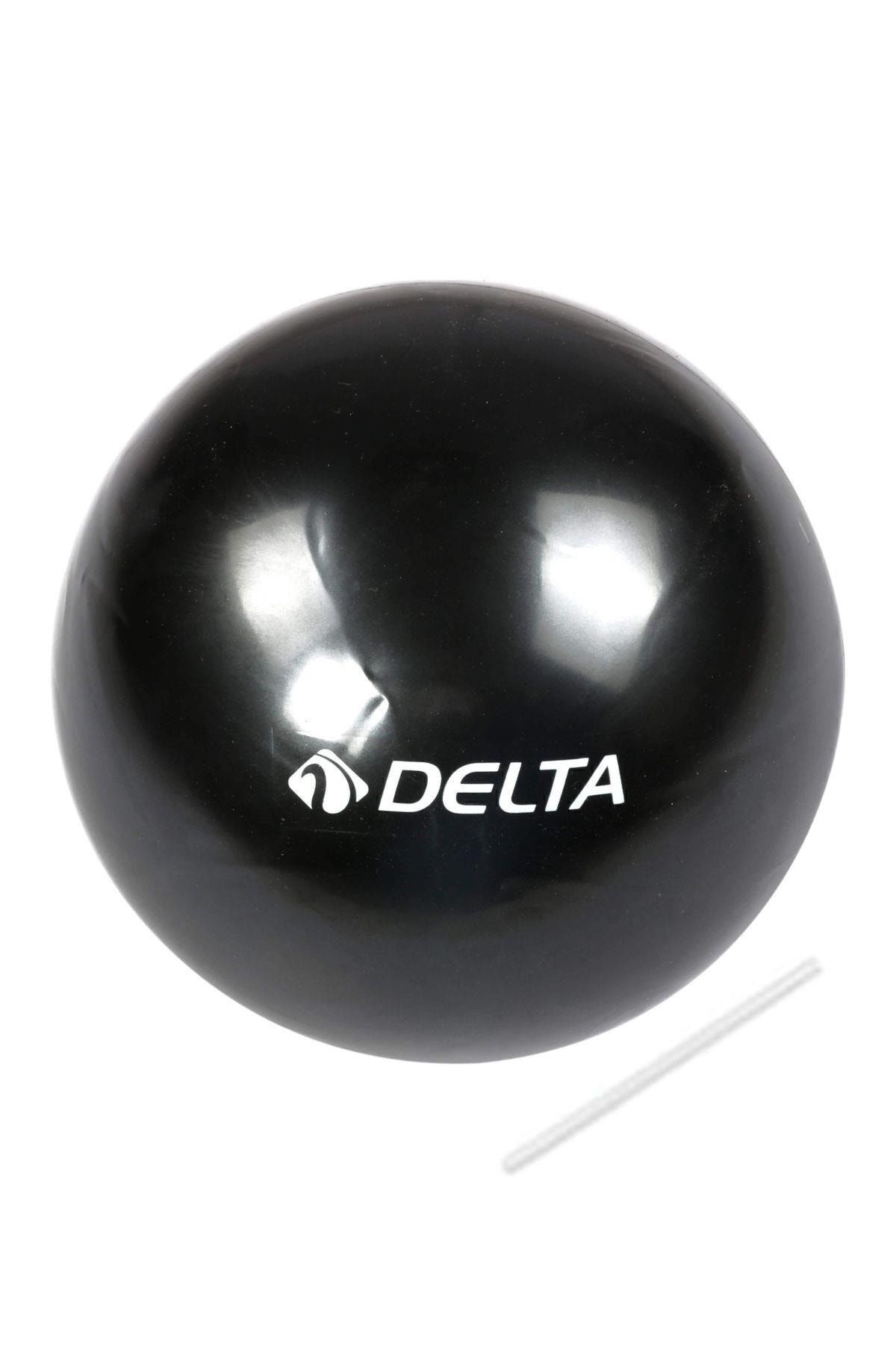 Delta 25 cm Dura-Strong Mini Pilates Topu Denge Egzersiz Topu-SİYAH
