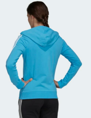 adidas ESSENTİALS SİNGLE JERSEY 3-STRİPES FULL-ZİP KAPÜŞONLU ÜST HL2057