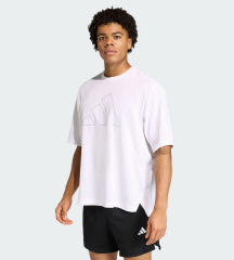 adidas Pl Es Mesh T Erkek T-Shirt Beyaz-KE4410