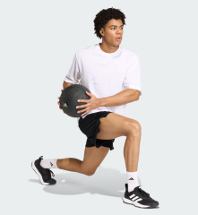 adidas Pl Es Mesh T Erkek T-Shirt Beyaz-KE4410