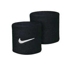 Nike Swoosh Wristbands 2 Unisex Siyah Antrenman Havlu Bileklik N.NN.04.010.OS