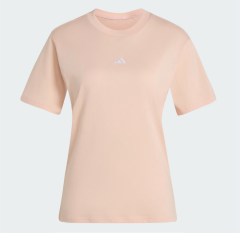 adidas Essentials Small Logo Kadın Pembe Yuvarlak Yaka Tişört KE0429