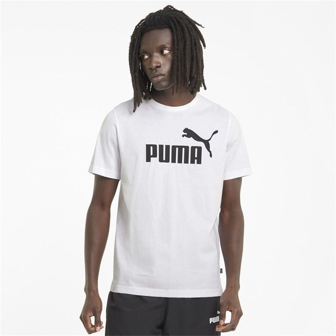Puma ESS Logo Tee Puma White Unisex 586666-02