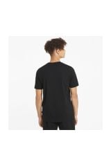 Puma Ess Logo Tee Erkek T-shirt Black 586666-01