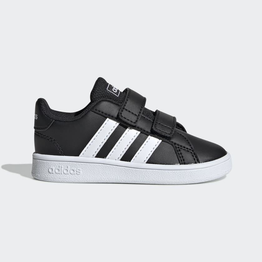 adidas GRAND COURT AYAKKABI SİYAH ÇOCUK SPOR AYAKKABI EF0117