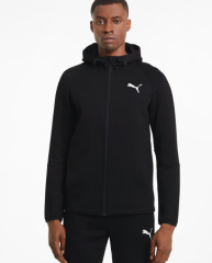 PUMA EVOSTRIPE TAM FERMUARLI KAPÜŞONLU ERKEK SWEATSHİRT 585812-01