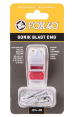 Fox 40  Sonik Blast CMG Düdük + Düdük İpi Beyaz Kırmızı 9203-3008