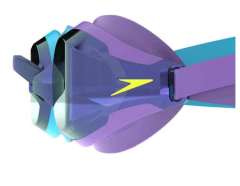 Speedo Fastskin Speedsocket 2.0 Aynalı Yüzme Gözlüğü Maya Mavisi-Galaksi Üzümü  8-10897003