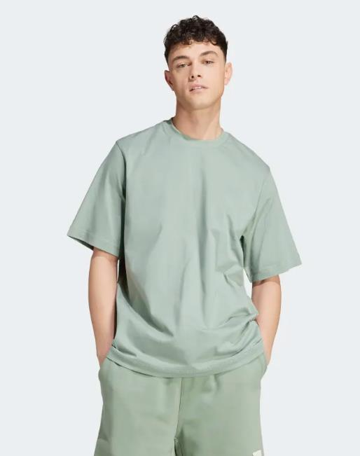 adidas Lounge Silver Green T-Shirt IC4105