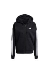 adidas Essentials 3-Stripes Full-Zip Polar Kapüşonlu Üst JE1283