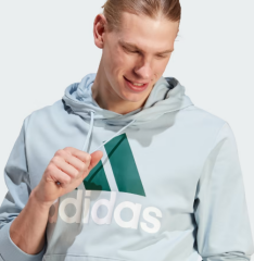 adidas Essentials Erkek Mavi Günlük Stil Sweatshirt IJ8567