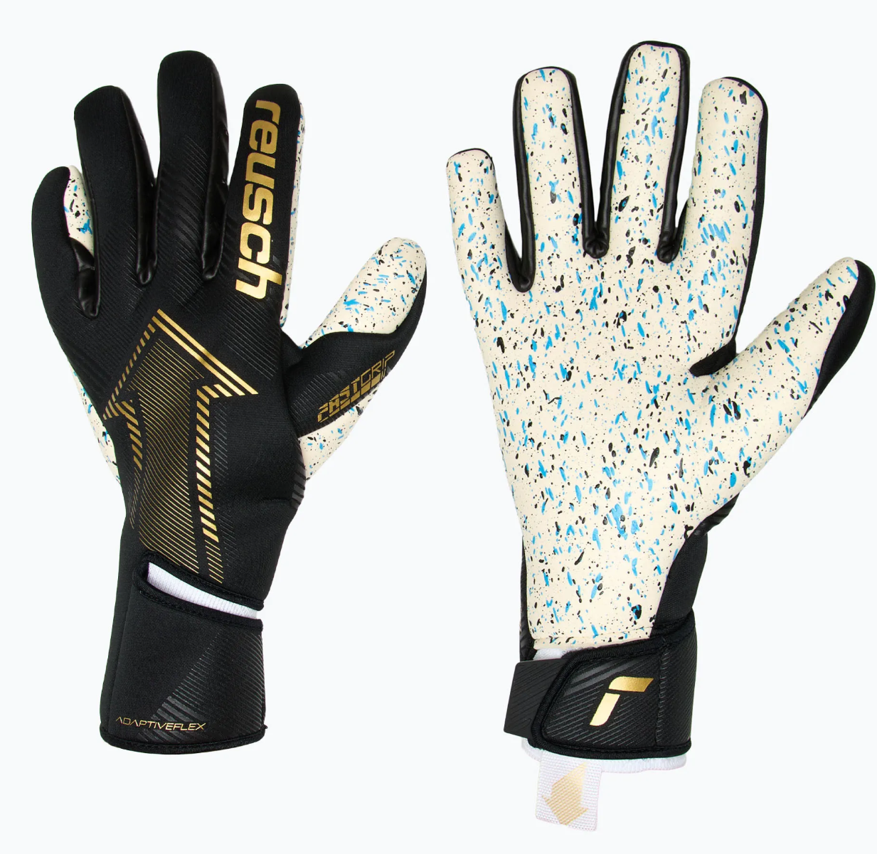 Reusch Fastgrip Fusion kaleci eldivenleri siyah/altın 5570900-7707
