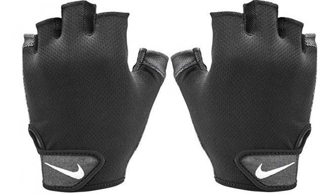 Nıke Men's Essentıal Fıtness Gloves L Black-anthracıte-whıte Erkek Ağırlık Eldiveni Siyah