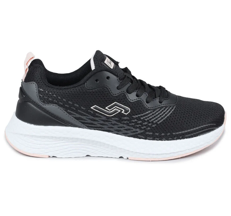 Jump 29038 Siyah - Beyaz Kadın Sneaker Günlük Rahat Spor Ayakkabı