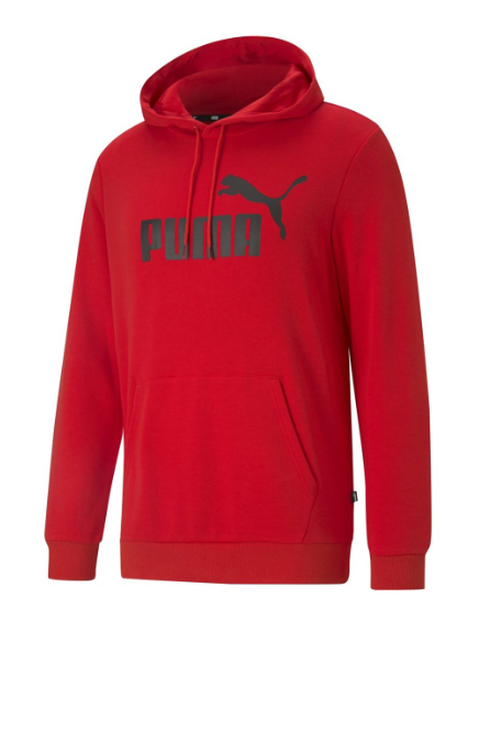 Puma Ess Big Logo Hoodie Erkek Siyah Günlük Stil Sweatshirt 586688-11