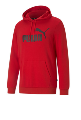 Puma Ess Big Logo Hoodie Erkek Siyah Günlük Stil Sweatshirt 586688-11