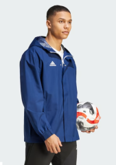adidas ENT22 Aw Jkt Erkek Futbol  Mavi Antrenman Yağmurluk IK4011