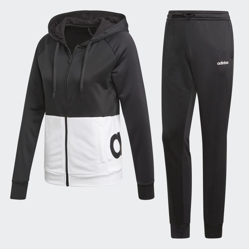 Adidas Linear Kadın Siyah Eşofman Takımı (Dv2425)