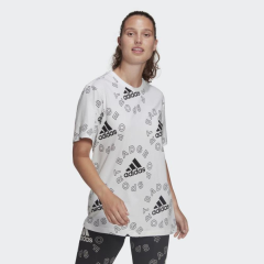 adidas ESSENTİALS LOGO ALLOVER BASKILI T-SHİRT HC9186