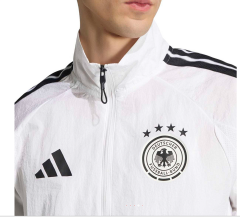 adidas Almanya Home Anthem Erkek Beyaz Dik Yaka Ceket JZ9339