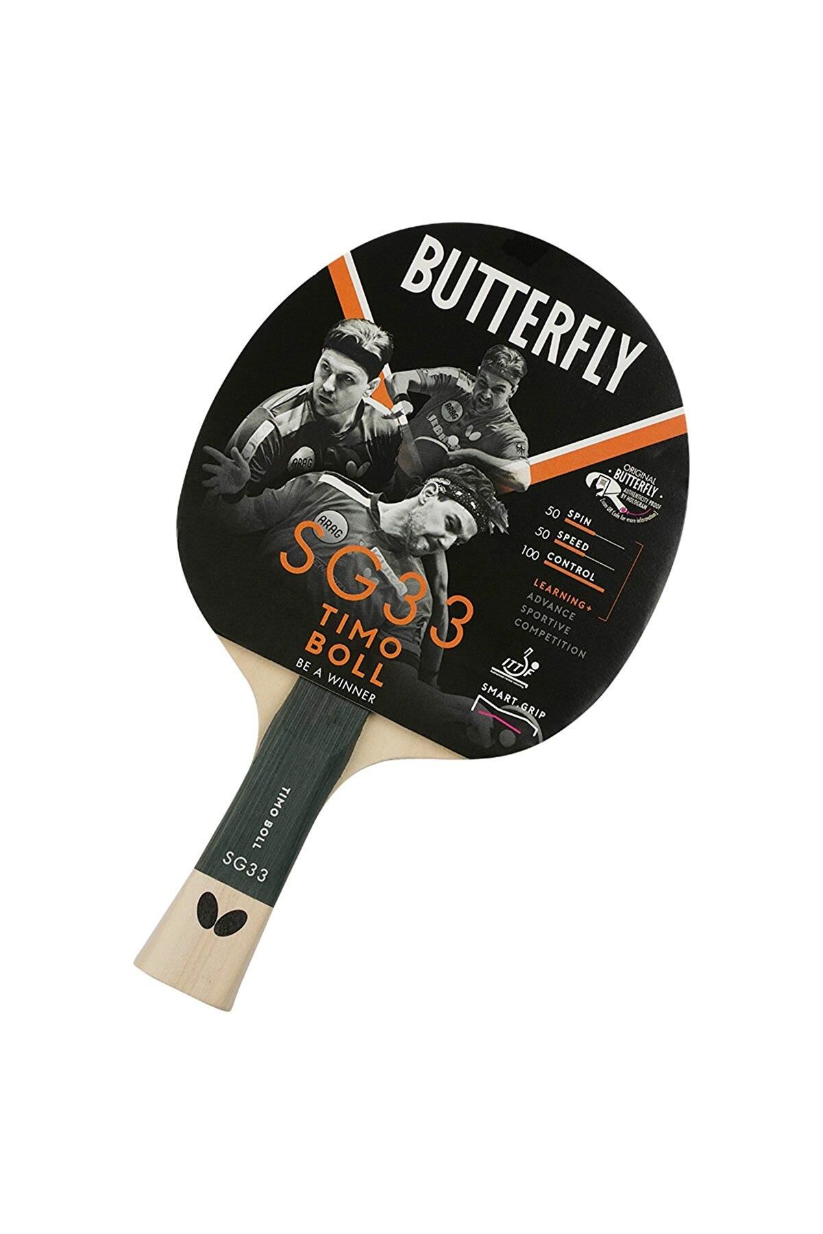 Butterfly Boll Smart Grip Sg33 Ittf Onaylı Masa Tenisi Raketi  85017S