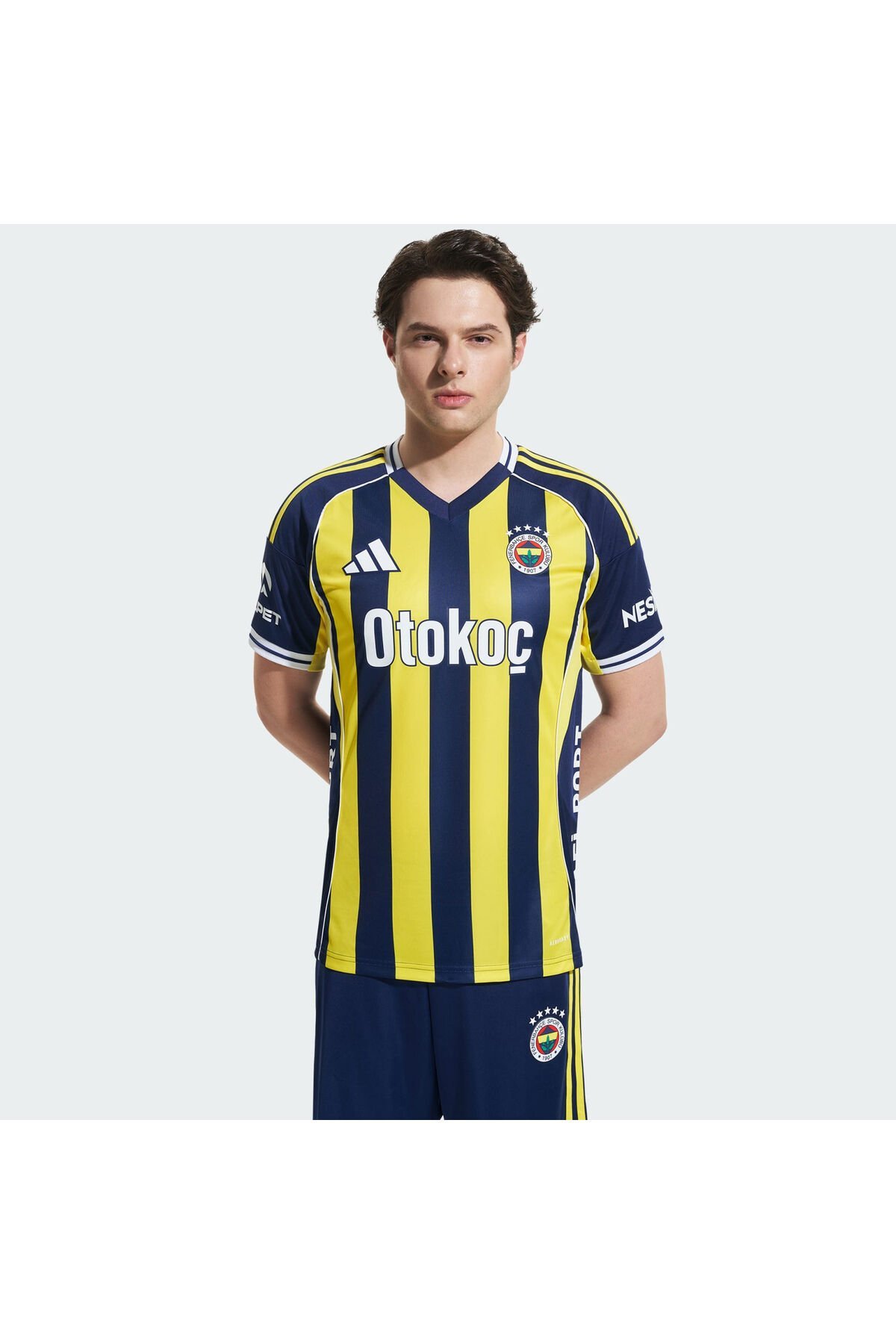 adidas Fenerbahçe Yeni Sezon Çubuklu Forma KD7282