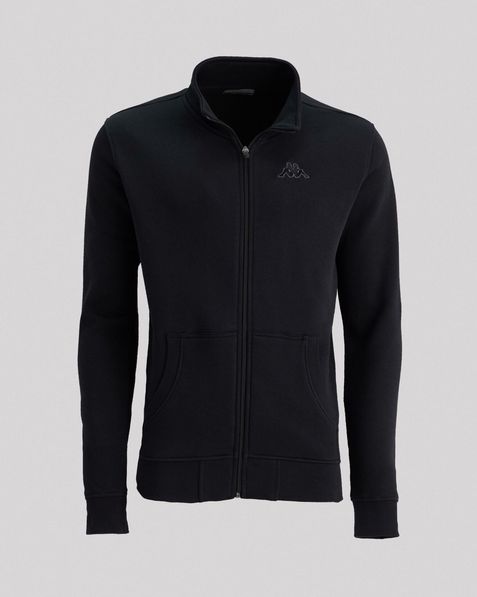Kappa Logo Zentil Tk Zip Jacket Siyah Erkek Sweatshirt 321H24W