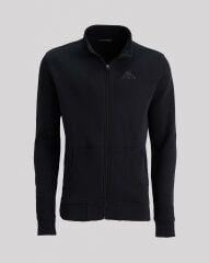 Kappa Logo Zentil Tk Zip Jacket Siyah Erkek Sweatshirt 321H24W