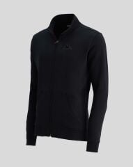 Kappa Logo Zentil Tk Zip Jacket Siyah Erkek Sweatshirt 321H24W