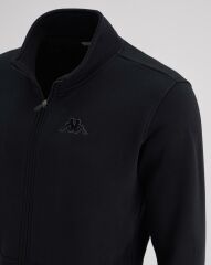 Kappa Logo Zentil Tk Zip Jacket Siyah Erkek Sweatshirt 321H24W