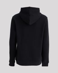 Kappa Logo Airiti Erkek Siyah-Siyah-Beyaz Regular Fit Sweatshirt 381F7CW